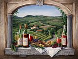 Wine Art for sale - Vineyard Reveries by Barbara Felisky